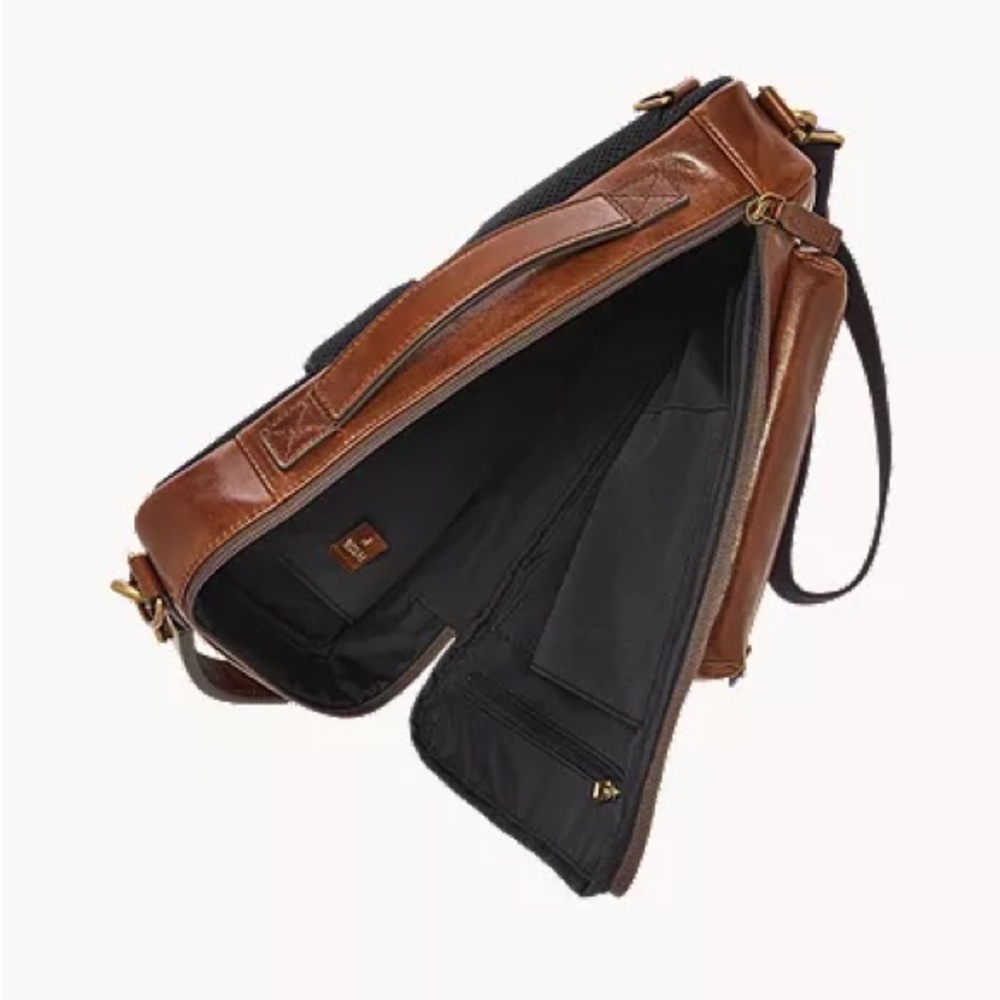 Fossil Buckner Leather Commuter Bag - Picture 2 of 4